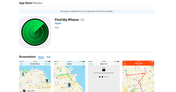 Find my iphone app